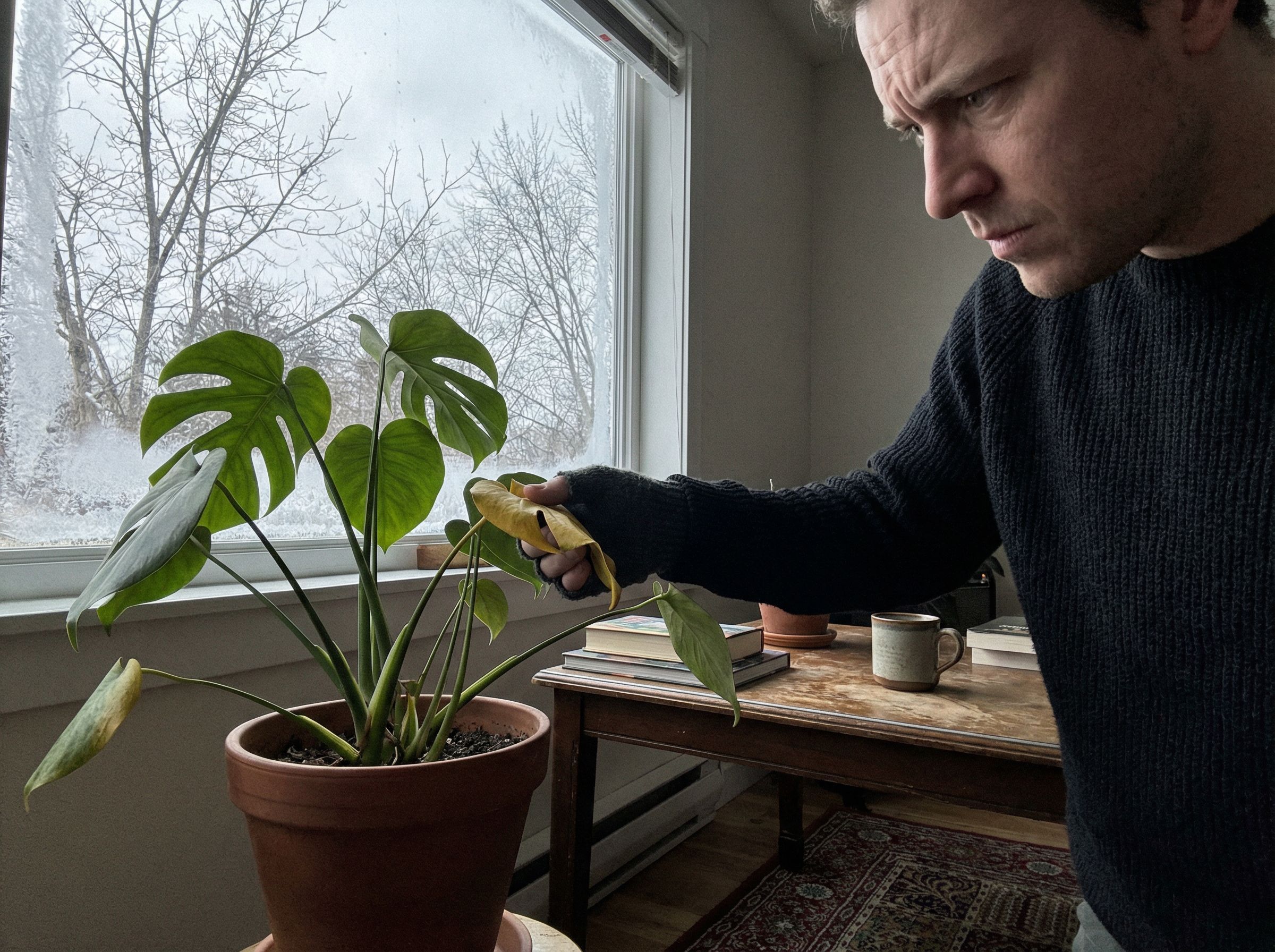 Im Februar werden deine Zimmerpflanzen gelb – obwohl du alles „wie immer“ machst. Der versteckte Grund