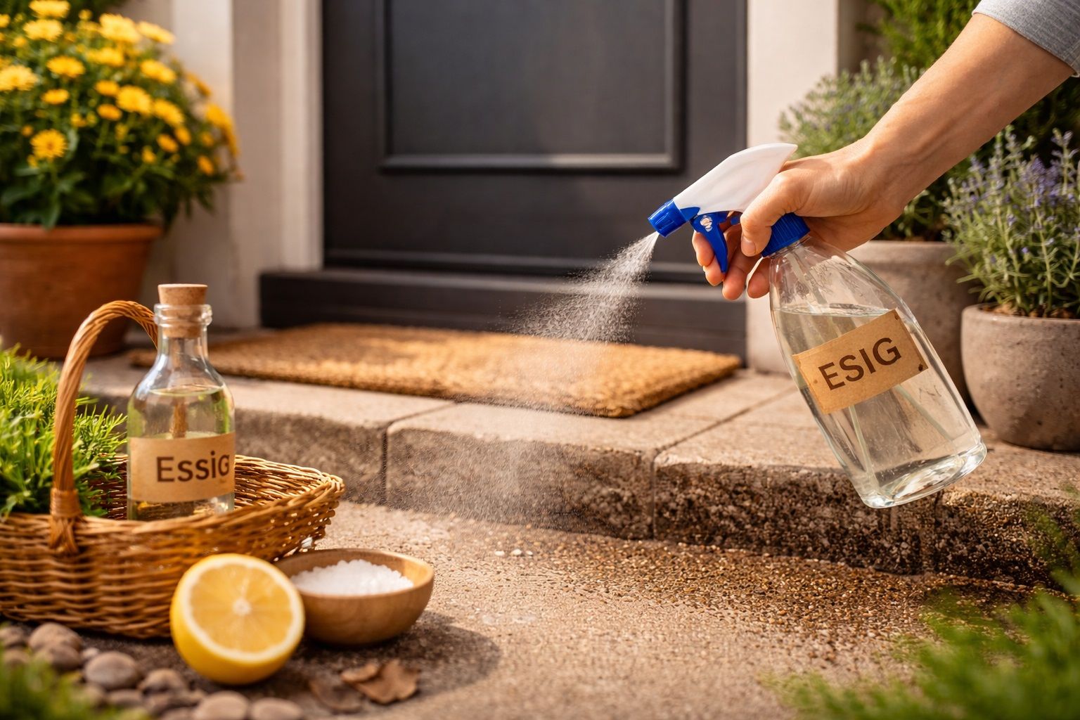 Essig auf die Haustür sprühen: Warum Experten das empfehlen – und welche Vorteile Sie wirklich haben!