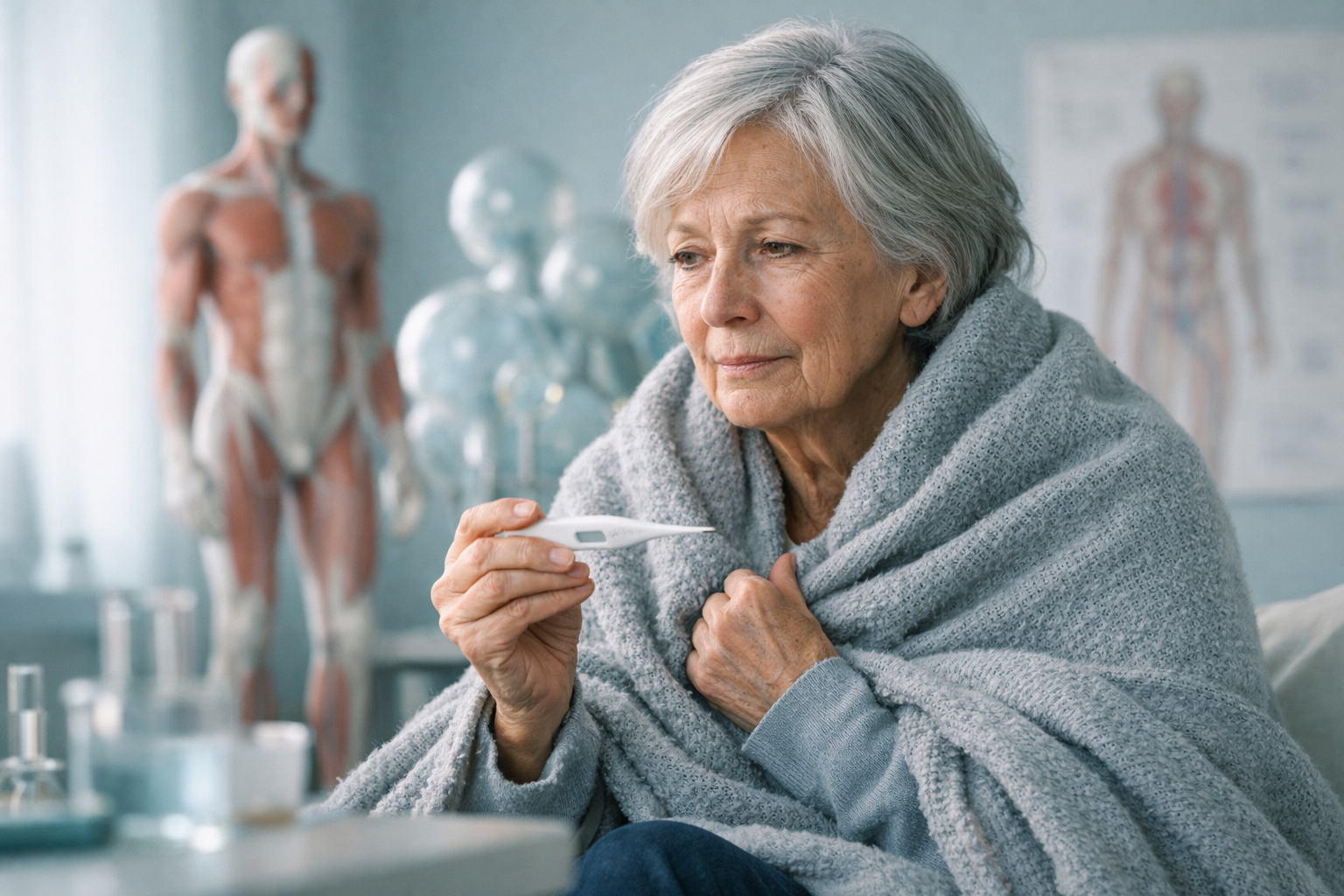 Warum ältere Menschen plötzlich kälter frieren: Die unterschätzte medizinische Erklärung